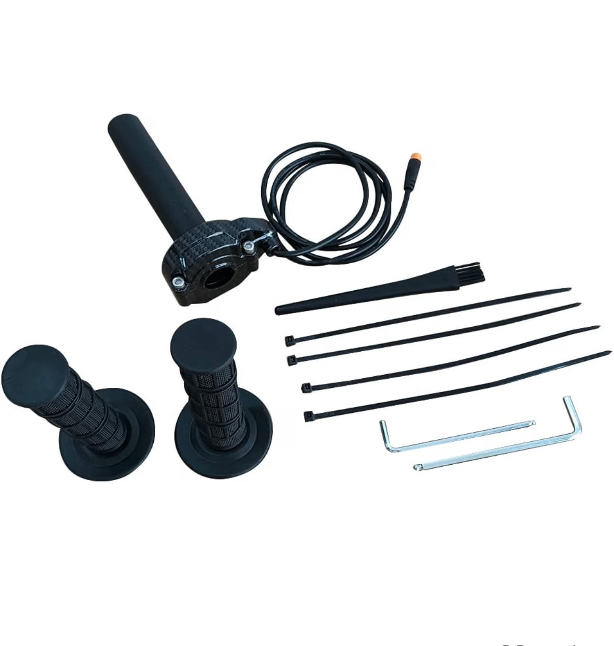 NEW 3 Pin Surron Style Ebike Throttle Kit 12V-72V, Waterproof Quick Twist Throttle Compatible with Macfox X1 HappyRun Freego Heybike Electric Bike Dirt Bike Scooter